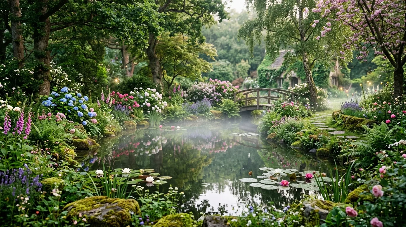 Flower-Filled Hidden Border